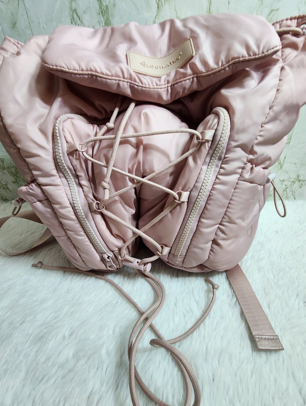 BLOGILATES Soft Pink Backpack